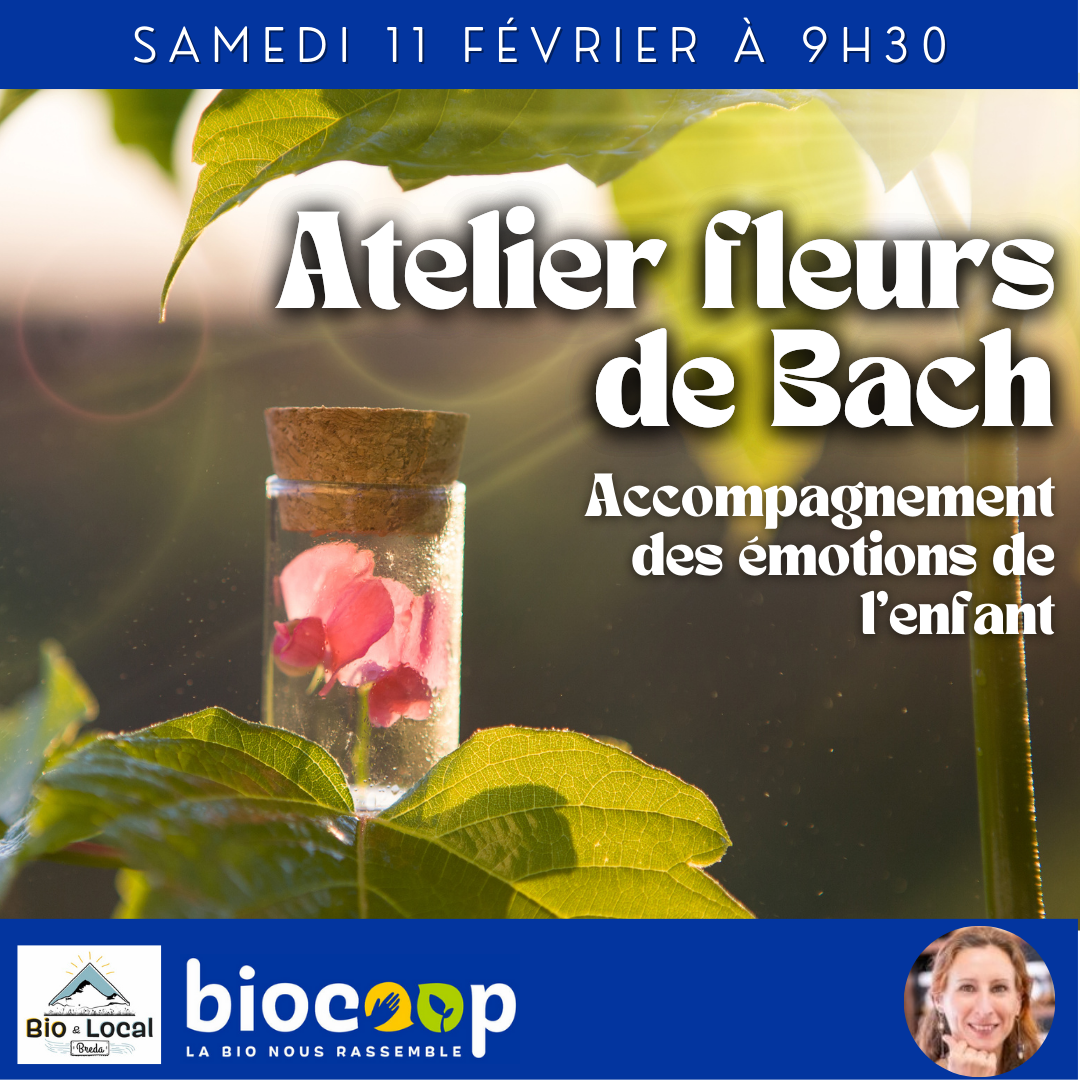 Atelier fleurs de Bach (émotions de l'enfant) - Samedi 11 février Atelier fleurs de Bach (émotions de l'enfant) - Samedi 11 février