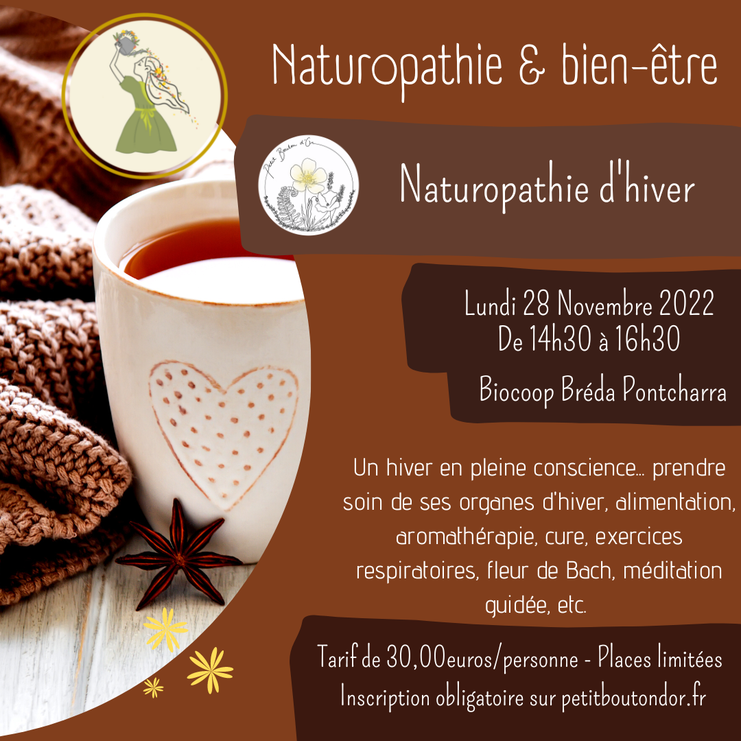 Naturopathie d'hiver - Lundi 28 novembre
