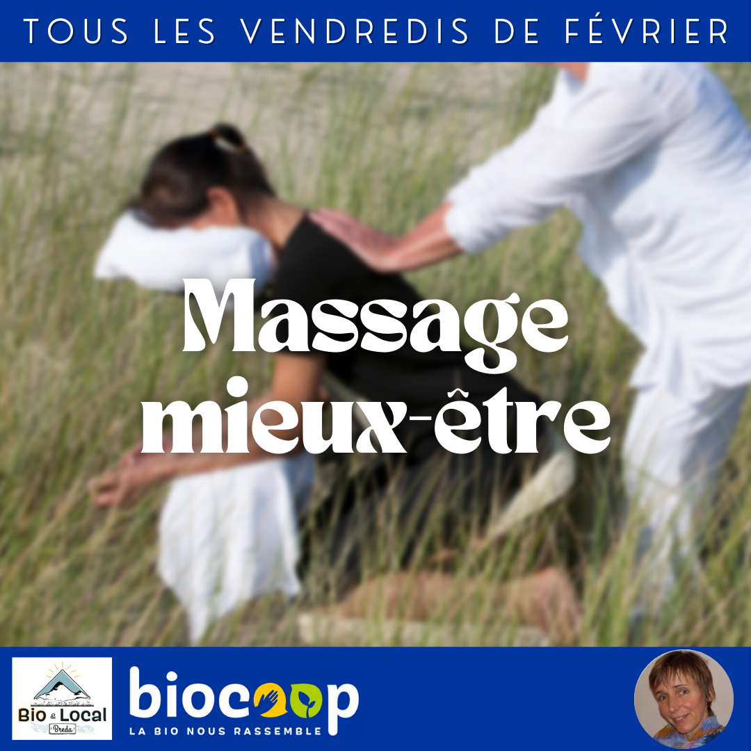 Massage mieux-être - Tous les vendredis de février Massage mieux-être - Tous les vendredis de février