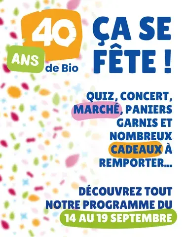 40 ans de biocoop