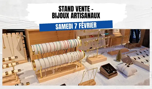 Stand de vente : bijoux artisanaux