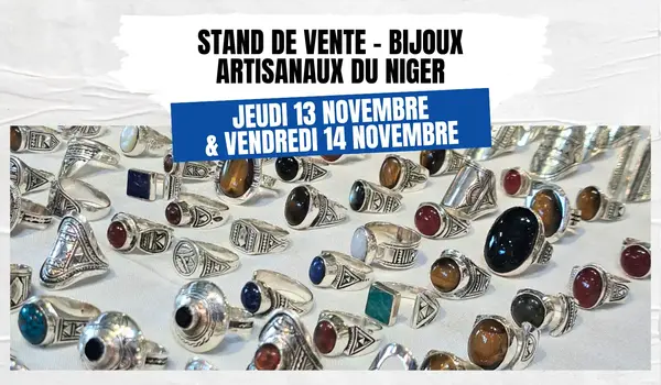 Stand de vente : bijoux artisanaux