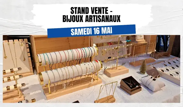 Stand de vente : bijoux artisanaux