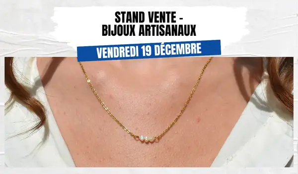 Stand de vente : bijoux artisanaux
