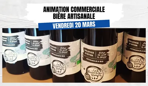 Animation commerciale - bières artisanales