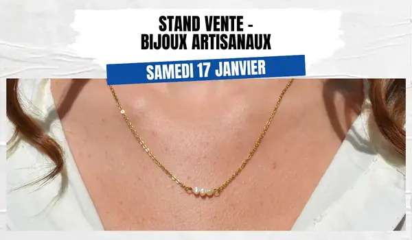 Stand de vente : bijoux artisanaux